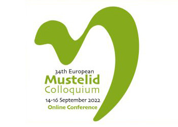 Logótipo do 34th European Mustelid Colloquium